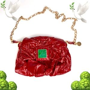 🌳🕊GUSTO patent leather bag